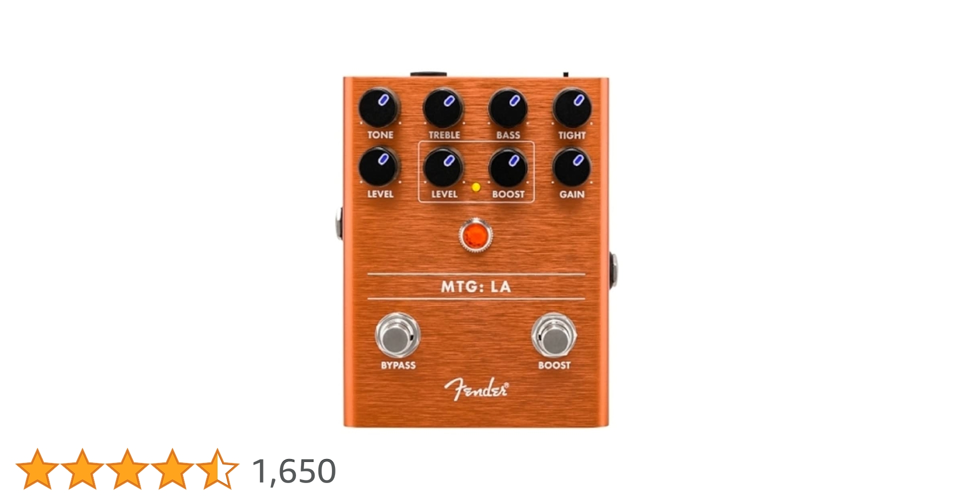 Fender MTG: LA tube Distortionギターエフェクター Amazon | Fender エフェクター MTG:LA Tube Distortion | ワウ